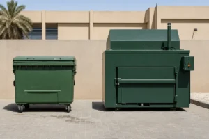 الفرق بين الحاوية والمكبس