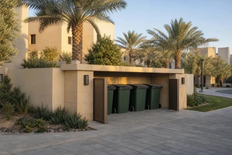 حاويات نفايات المجمعات السكنية